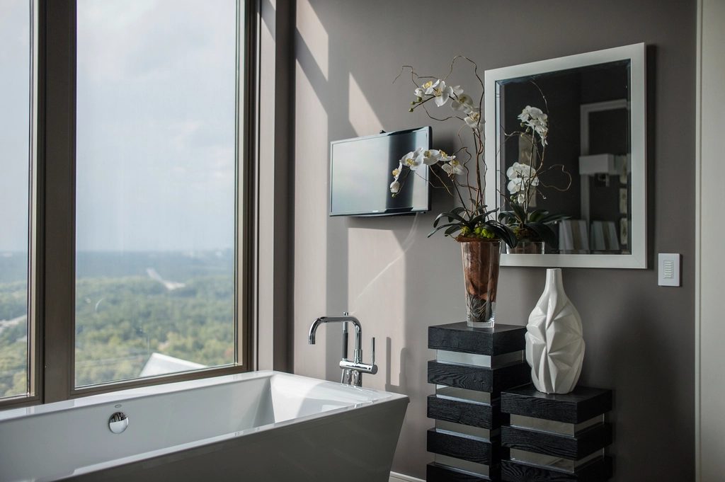 Remodeled bathroom in a Los Angeles home
