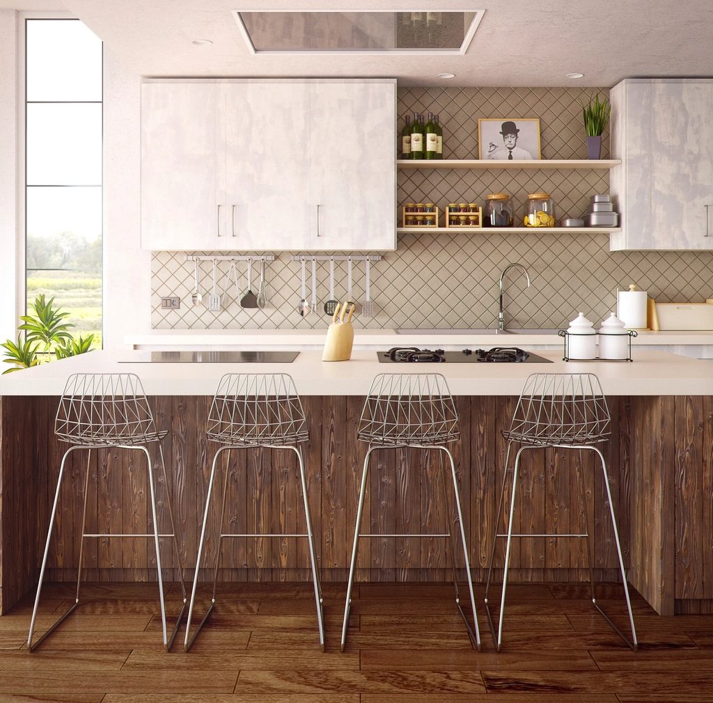 Completed kitchen remodel in Los Angeles